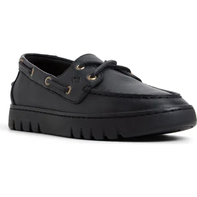 Sperry Keely Boat Shoe In Black