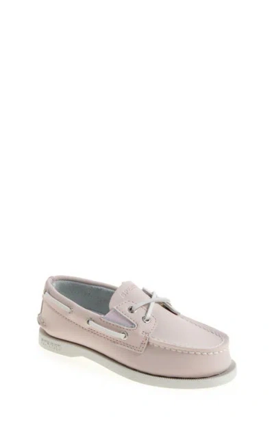 Sperry Kids' Authentic Original 2-eye Slip-on Boat Shoe In Blush
