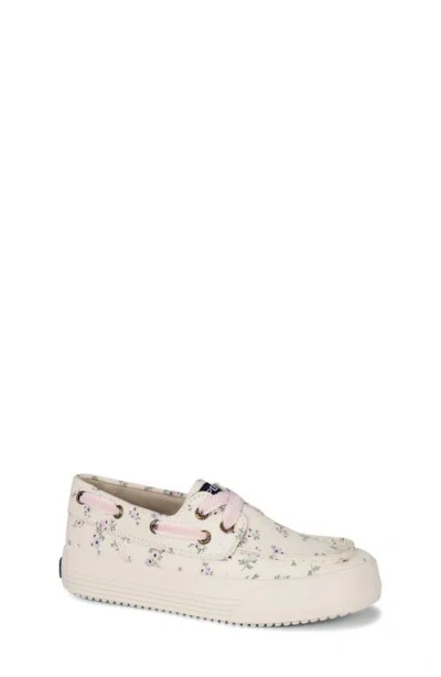 Sperry Kids' Bahama Platform Boat Shoe In Neutral