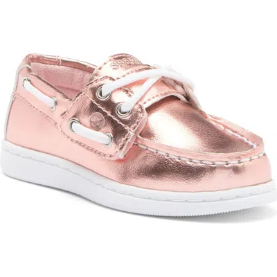 Sperry Kids' Cup Ii Boat Shoe In Pink Metallic