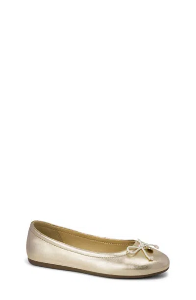 Sperry Kids' Piper Ballet Flat In Gold