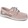 Sperry Kids' Shoresider 3-eye Boat Shoe In Pink