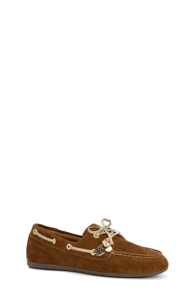 Sperry Kids' Slim Boat Shoe In Caramel