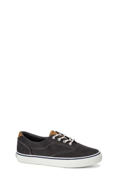 Sperry Kids' Striper Ii Sneaker In Dark Gull Grey