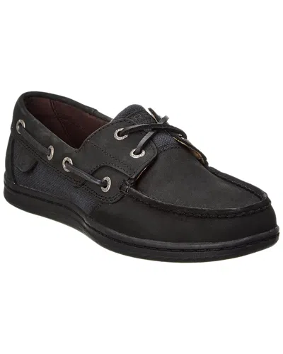 Sperry Koifish Leather Boat Shoe In Black