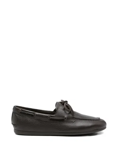 Sperry Lace-up Boat Shoes In Black