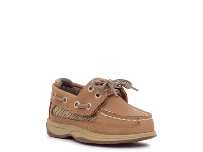 Sperry Lanyard Boat Shoe Kids' In Tan