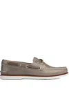 Sperry Leather Boat Shoes In Gray