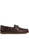 Sperry Authentic Original Burnished-leather Boat Shoes In Brown