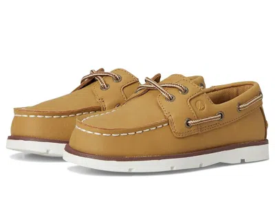 Sperry Leeward Ii (little Kid/big Kid) Boy's Shoes Sahara 2 : 5 Big Kid M, Leather In Sand