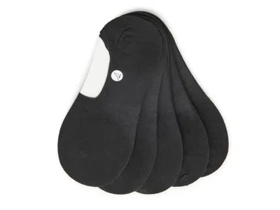 Sperry Loafer No Show Liners 5 Pack In Black