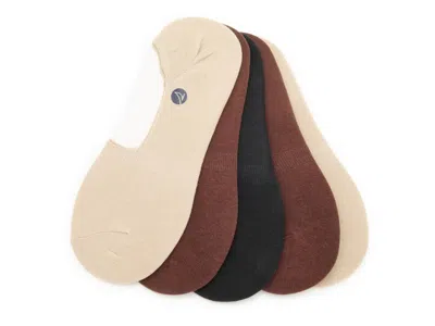 Sperry Loafer No Show Liners 5 Pack In Multi