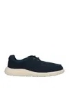 Sperry Man Lace-up Shoes Midnight Blue Size 12 Textile Fibers In Blue