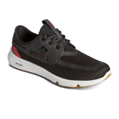 Sperry Men's 7 Seas 3-eye Shoes In Black