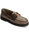 Sperry Men's Authentic Original 2-eye Double Sole Boat Shoe In Olive Multi