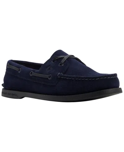 Sperry Men's Authentic Original 2-eye Moc-toe Boat Shoes In Blue