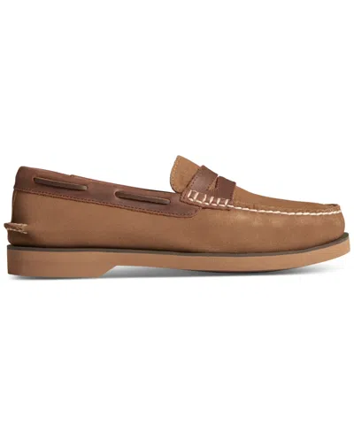 Sperry Men's Authentic Original Penny Double Sole Suede Loafer