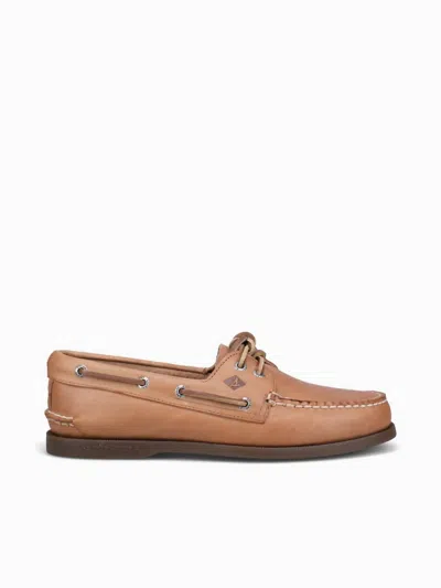 SPERRY MEN'S AUTHENTIC ORIGINAL SAHARA BOAT SHOES IN TAN