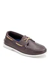Sperry Men's Authentic Original Two Eye Leather Boat Shoes In Brown