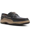 Sperry Men's Billfish 3-eye Boat Shoe In Black