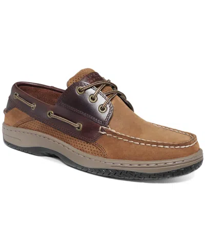 Sperry Men's Billfish 3-eye Moc Toe Boat Shoes In Brown