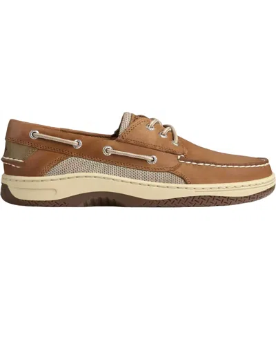 Sperry Men's Billfish Boat Shoe In Dark Tan In Multi