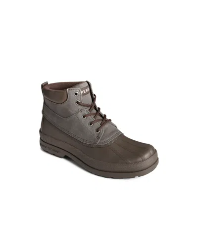 Sperry Men's Cold Bay Chukka Waxed Synthetic Boot In Mix Mat Grey