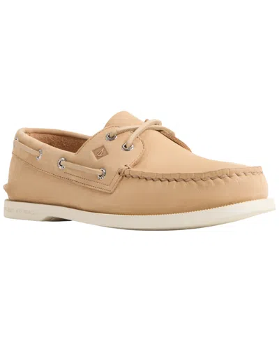 Sperry Men's Iconic Silhouette Lace-up Boat Shoes In Neutral