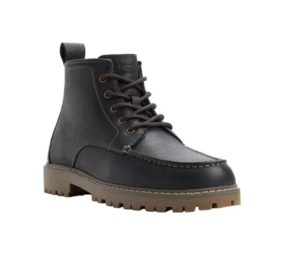Sperry Men's Leather Lug Boots In Black