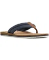 Sperry Porto Sandals Navy Textile Canvas Flocked