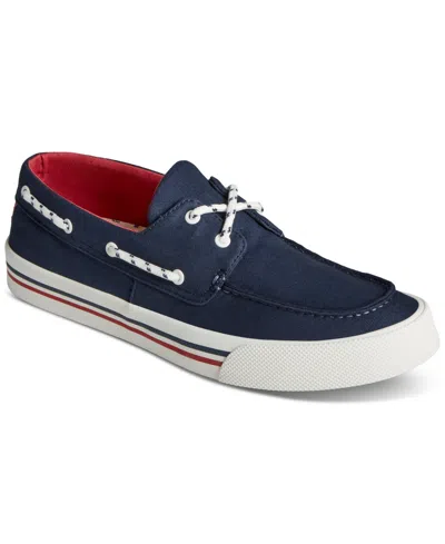 Sperry Men's Seacycled Bahama Ii Nautical Lace-up Boat Shoes In Navy