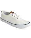 Sperry Striper Ii Cvo Mens Canvas Lace Up Sneakers In White