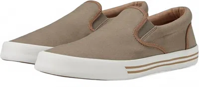 Sperry Men's Striper Ii Twin Gore Shoes In Taupe In Burgundy