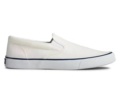 Sperry Men's Striper Slip On Sneaker In White