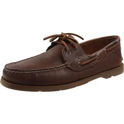 Sperry Mens Lace-up Leather Boat Shoes