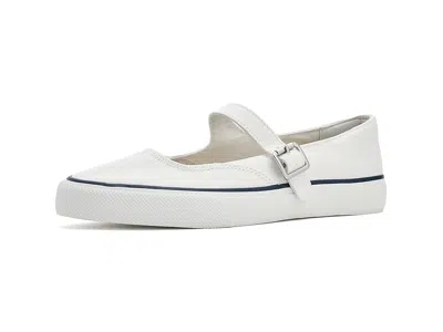 Sperry Mj Classic Cvo Women's Dress Flat Shoes White: 6 M (b) In Brown