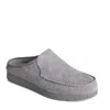 Sperry Moc-sider Mule Women's Gray Suede Moc Toe Casual Shoes Jobb564 In Gray