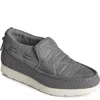Sperry Moc-sider Sts-87050 Sneakers Women's 7 Gray Slip-on Casual Shoes Khd688