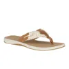 Sperry Parrotfish Sts82816 Thong Wome's Beige Braided Slip On Sandal Uwu910 In Neutral