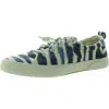 Sperry Pier Wave Ltt Womens Memory Foam Canvas Boat Shoes In Multi