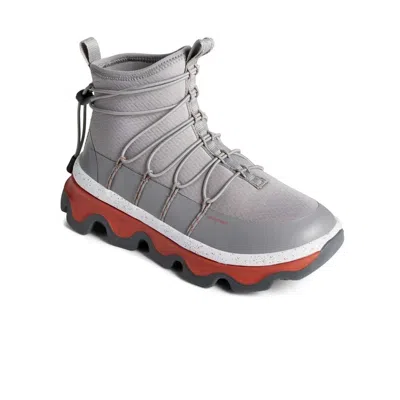 SPERRY PLUSHWAVE 3D STS88071 BOOTS WOMEN'S GRAY WATERPROOF ANKLE JOBB628