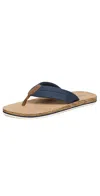 Sperry Porto Sandals Navy Textile Canvas Flocked In Navy Textile Canvas Flocked