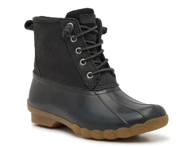 Sperry Raina Duck Boot In Black