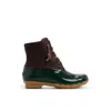 Sperry Women's Saltwater Duck Boot In Tan/dark Brown In Brown
