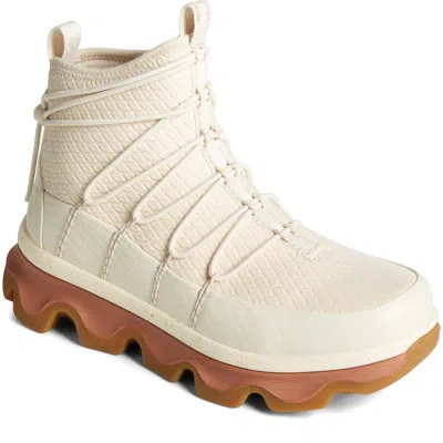Sperry Saltwater 3d Boots Women's White Waterproof Ankle Booties Jobb1074