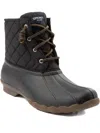 Sperry Women's Saltwater Quilted Nylon Boot In Black In Black