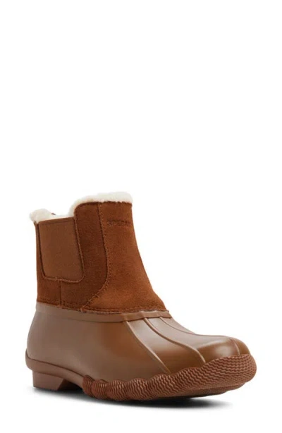 Sperry Saltwater Chelsea Rain Boot In Tan