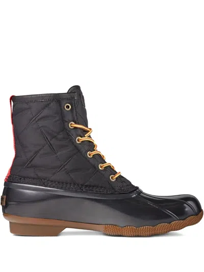 Sperry Saltwater Duck "black/brown" Boots