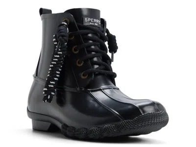 Sperry Saltwater Duck Boot In Black