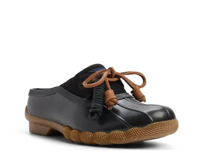 Sperry Saltwater Duck Mule In Black